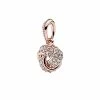 Pandora Rose CZ Sparkling Love Knot Pendant Women