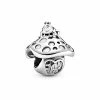 Pandora Silver Mushroom Frog Charm Women