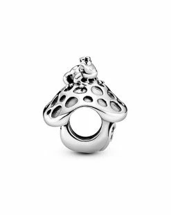 Pandora Silver Mushroom Frog Charm Women -Pandora Sales Store 6030147094 RLLD 3