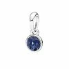Pandora Sterling Silver & Sapphire September Pendant Women