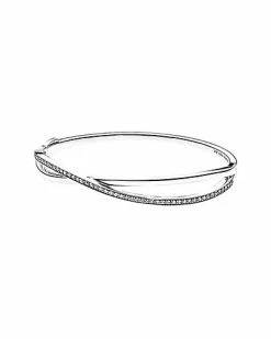 Pandora Silver CZ Bangle Women