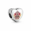 Pandora Silver Enamel Thankful For You Charm Women