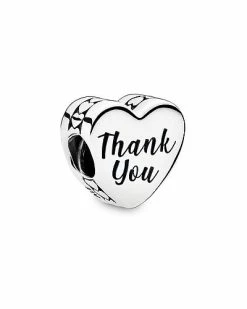Pandora Silver Thank You Charm Women