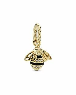 Pandora Silver CZ Queen Bee Pendant Women