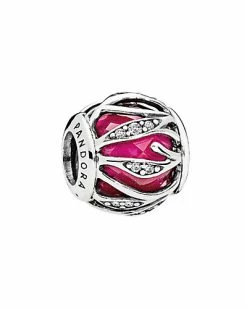 Pandora Silver CZ Nature's Radiance Charm Women