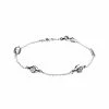 Pandora Silver Modern LovePods CZ Bracelet Women