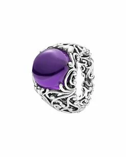Pandora Silver CZ Regal Dazzling Beauty Ring Women