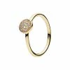 Pandora 14K CZ Dazzling Droplet Ring Women