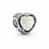 Pandora Love & Hearts Silver CZ Openwork Heart & Family Tree Charm Women