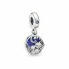 Pandora Silver Gemstone Fox Rabbit Charm Women
