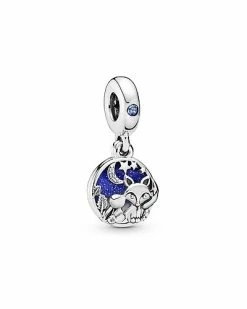 Pandora Silver Gemstone Fox Rabbit Charm Women