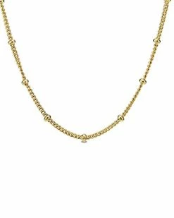 Pandora Shine 18K Plated Beaded Chain Necklace Women