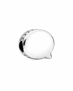 Pandora Moments Silver Engravable Speech Balloon Charm Women