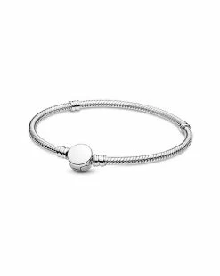 Pandora Moments Silver Snake Chain Bracelet Women