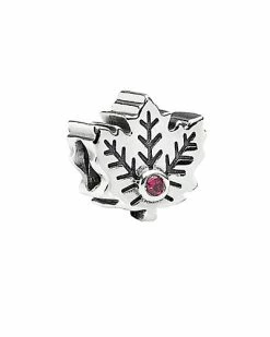 Pandora Silver Maple Leaf Charm Women