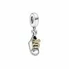 Pandora 14K & Silver Baby Shoe Dangle Charm Women