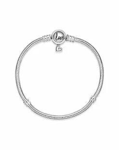 Pandora Moments Silver Snake Chain Bracelet Women