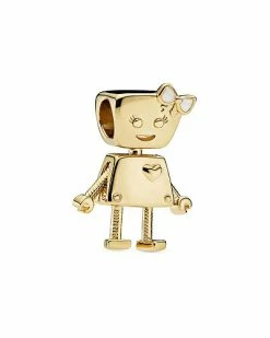 Pandora Shine 18K Over Silver Enamel Bella Bot Charm Women