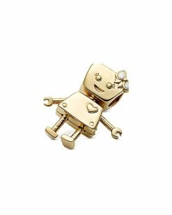 Pandora Shine 18K Over Silver Enamel Bella Bot Charm Women -Pandora Sales Store 6030425879 RLLD 4