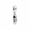 Pandora Silver CZ Sneaker Shoe Dangle Charm Women