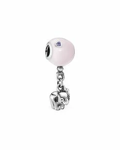 Pandora Moments Silver Crystal Balloon & Elephant Charm Women