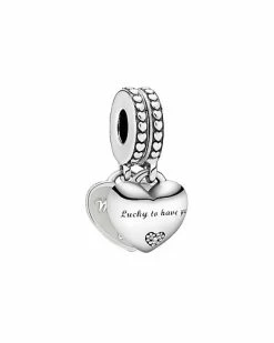 Pandora Moments Silver CZ Mother-in-Law Charm Women