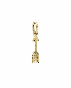 Pandora 18K Over Silver Arrow Of Cupid Dangle Charm Women