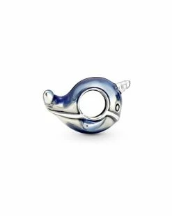 Pandora Silver CZ Shimmering Narwhal Charm Women -Pandora Sales Store 6030489933 RLLD 3