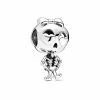 Pandora Silver Skeleton Girl Charm Women