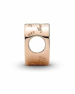 Pandora Moments 14K Rose Gold Plated CZ Happy Anniversary Charm Women -Pandora Sales Store 6030529047 RLLD 3