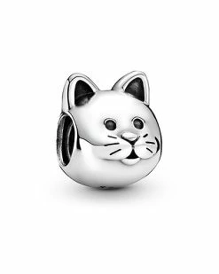 Pandora Moments Silver Cat Charm Women
