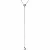Pandora Timeless Silver CZ Y Necklace Women