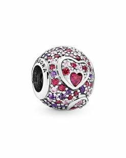 Pandora Moments Silver Heart Charm Women