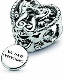 Pandora Moments Silver Seahorse Heart Charm Women -Pandora Sales Store 6030540412 RLLD 4