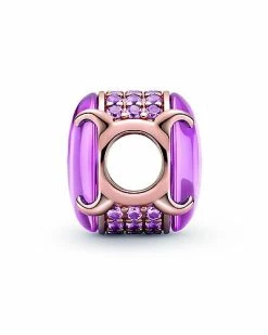 Pandora Moments 14K Rose Gold Plated Gemstone Charm Women -Pandora Sales Store 6030540416 RLLD 3