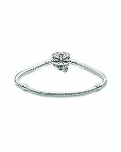 Pandora Moments Silver CZ Snake Chain Bracelet Women -Pandora Sales Store 6030540417 RLLD 3