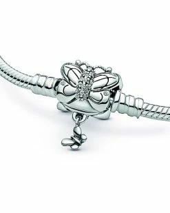 Pandora Moments Silver CZ Snake Chain Bracelet Women -Pandora Sales Store 6030540417 RLLD 4