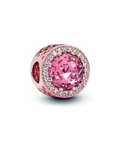 Pandora Timeless 14K Rose Gold Plated Gemstone Charm Women