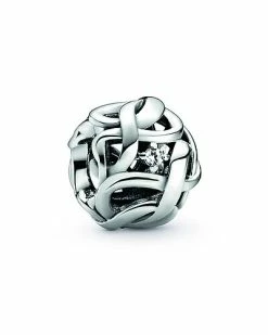 Pandora Moments Silver CZ Infinity Charm Women