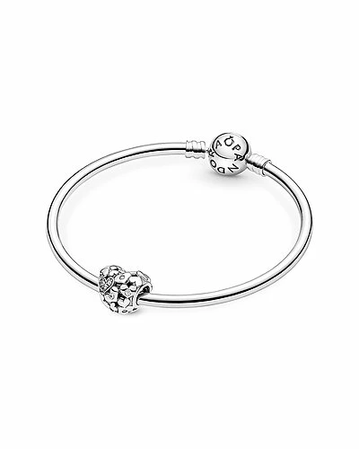 Pandora Moments Silver CZ Heart Charm Women 5 Pandora Moments Silver CZ Heart Charm Women - Image 5