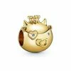Pandora Moments 14K Plated CZ Chinese Zodiac Ox Charm Charm Women