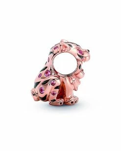Pandora Moments 14K Rose Gold Plated Crystal Chinese Zodiac Tiger Charm Charm Women -Pandora Sales Store 6030565174 RLLD 3