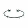 Pandora Moments Silver Bangle Bracelet Women