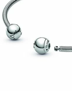 Pandora Moments Silver Bangle Bracelet Women -Pandora Sales Store 6030565180 RLLD 3