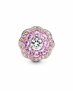 Pandora Moments 14K Rose Gold Plated Flower Charm Women