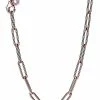 Pandora Moments 14K Rose Gold Plated Rose Necklace Women