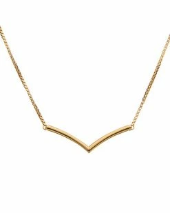 Pandora Shine 18K Plated Wishbone Necklace Women