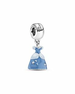 Pandora Silver Disney Cinderella's Dress Dangle Charm Women