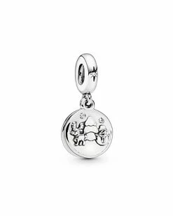 Pandora Silver CZ Snowy Scene Dangle Charm Women