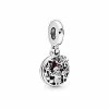 Pandora Silver Santa Love Peace Joy Dangle Charm Women